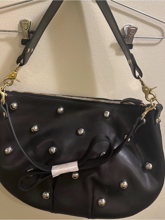 Clare V Handbags - Clare V. Black Studded Shoulder Bag - Women